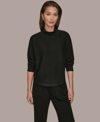 Women's Mock Neck Crop Top