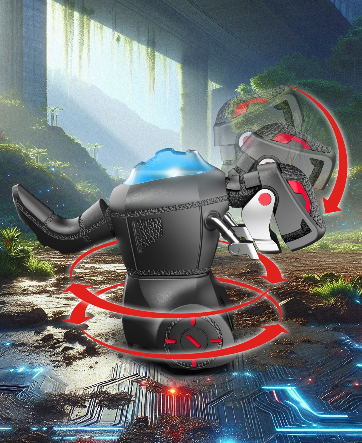 Sharper Image Robo Raptor Rivals Battle Dinos Toy