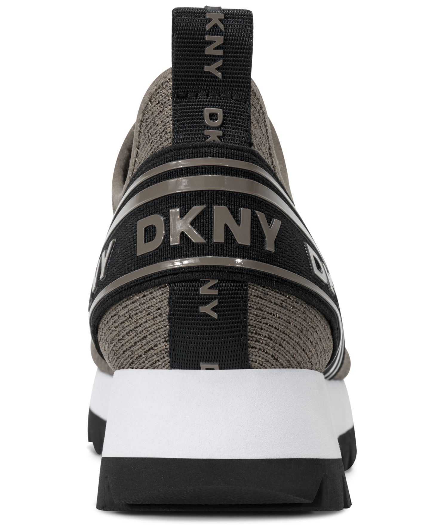 Женские кроссовки DKNY Abbi Slip-On, цвет: Пепельный — фото 3