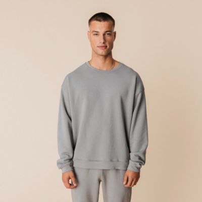 Men’s Organic Cotton Teddy Oversized Crewneck