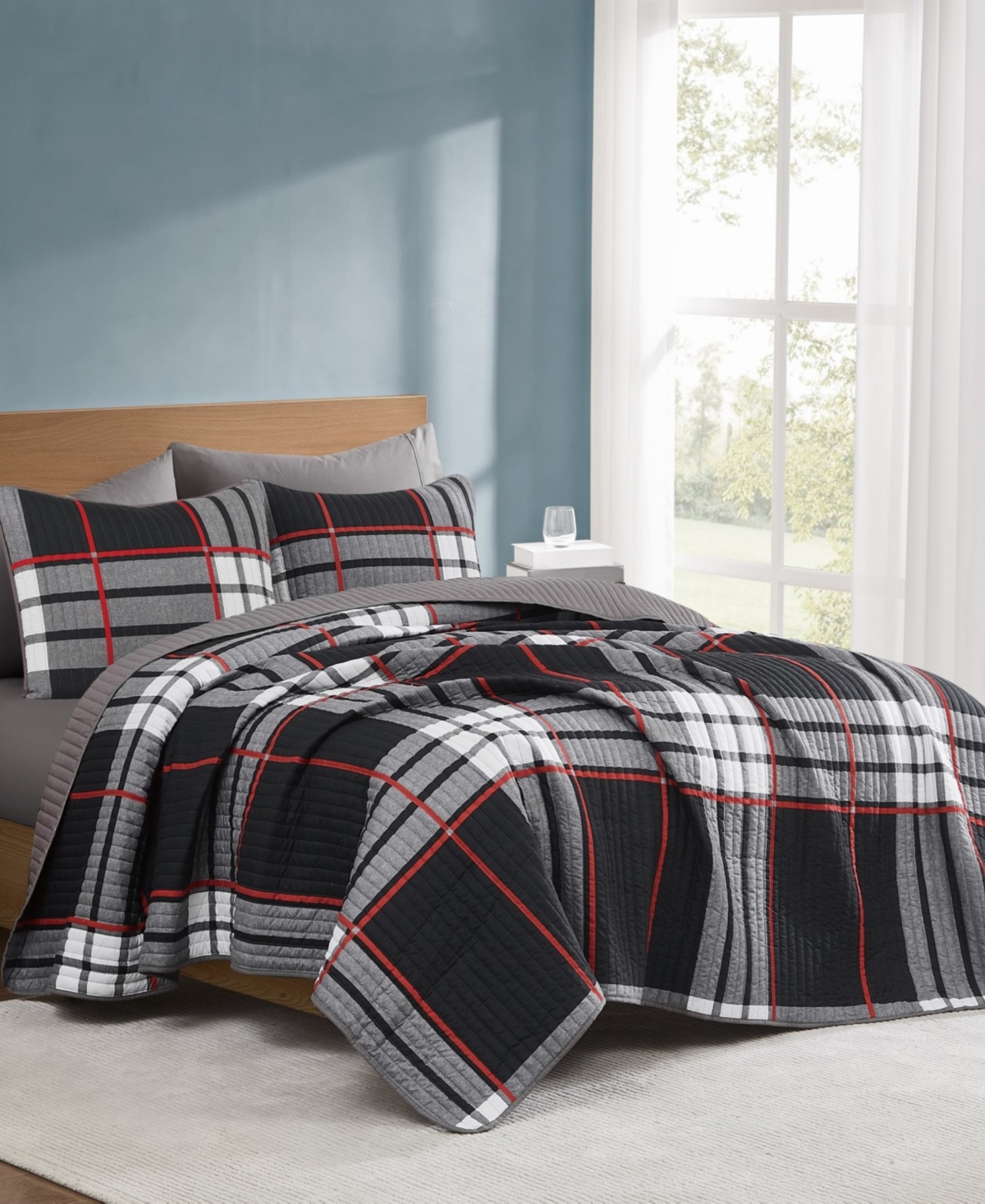 Truly Soft Danbury Plaid 3-Pc. Quilt Set, King