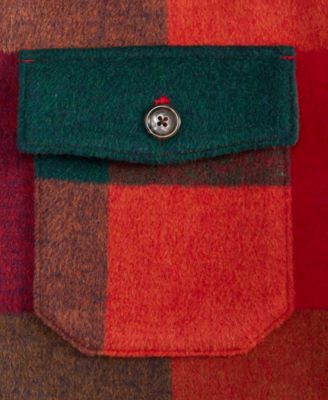 Men's Mega Check Shirt Jacket, Macy's Exclusive