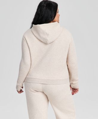 Trendy Plus Quilted Lounge Hoodie, Macy's Exclusive