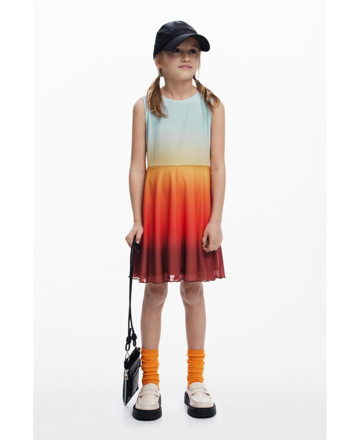 Desigual Girls Girls's Ombre Short Dress In Multi