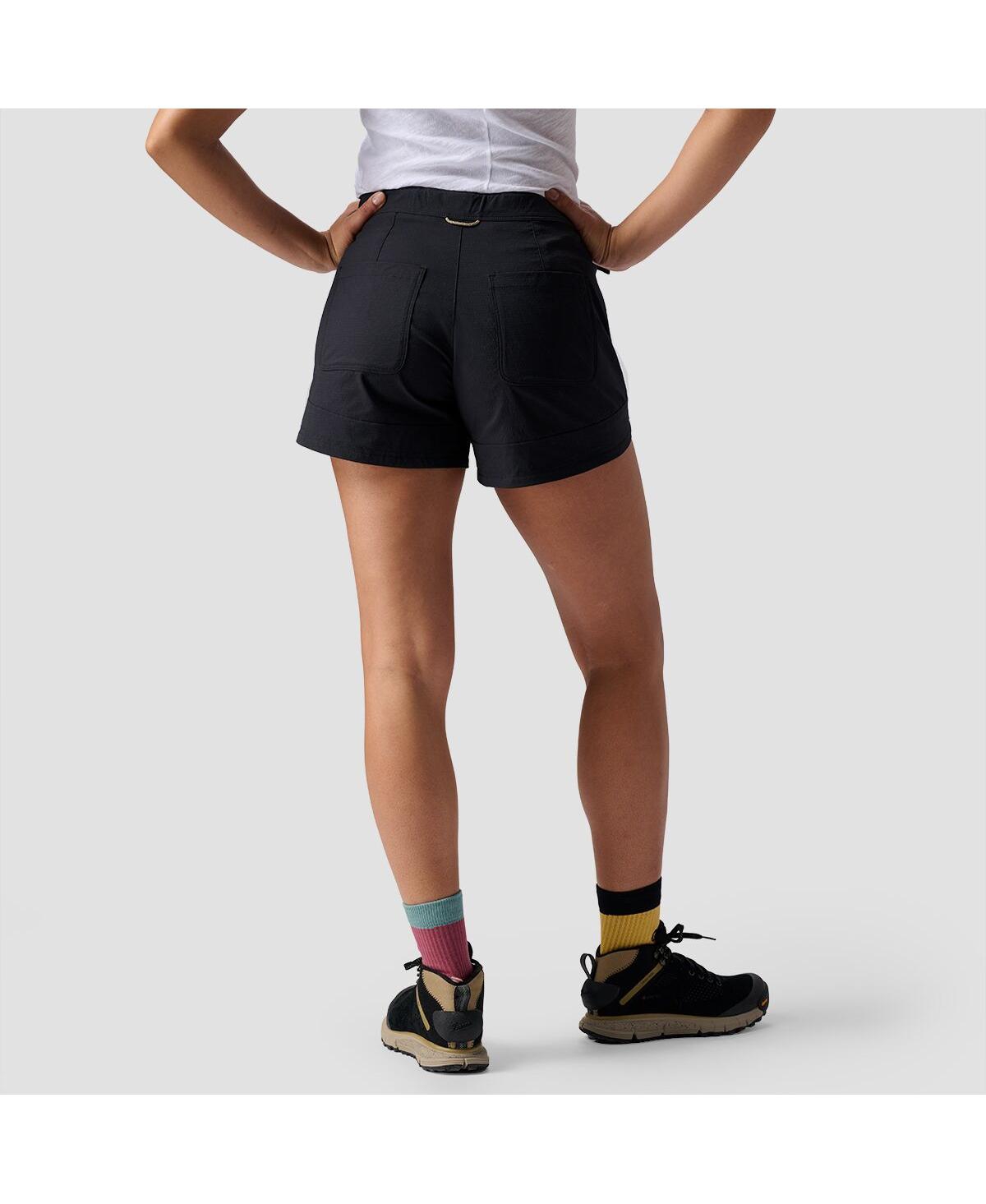Backcountry Women's Wasatch Ripstop 3.5in Short Performance Shorts In Black