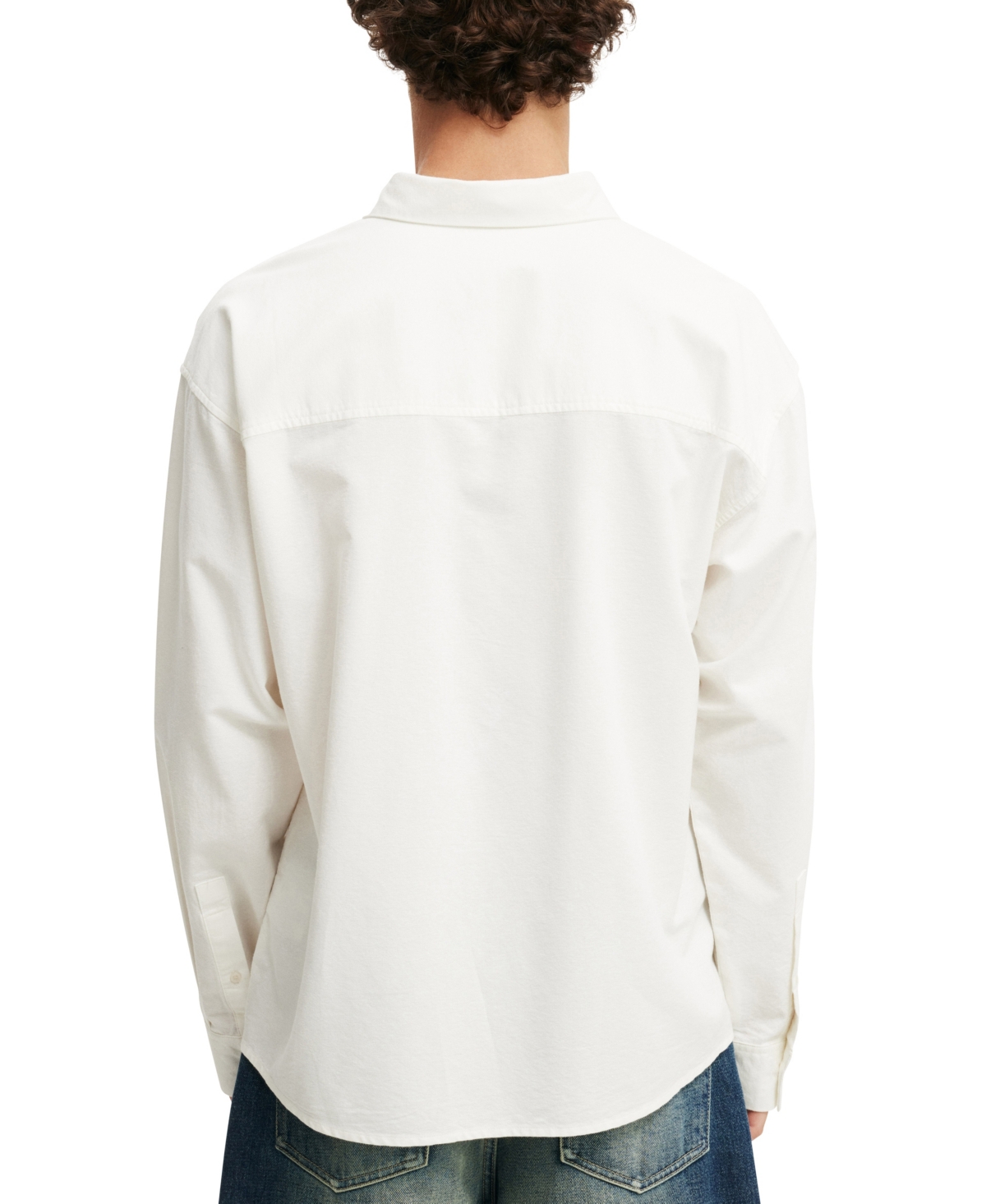 Cotton On Men's Bedford Long-Sleeve Shirt