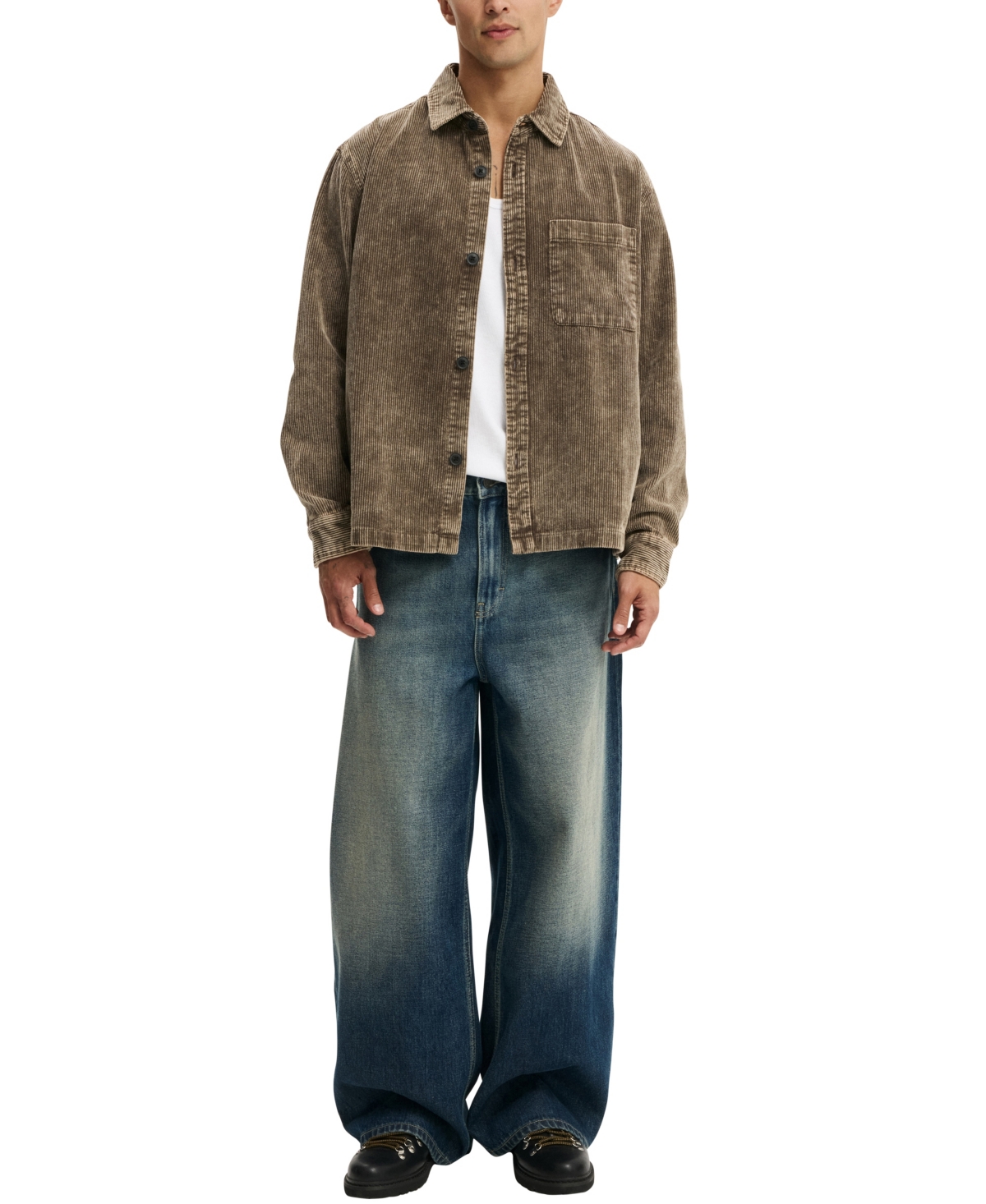 Cotton On Men's Boxy Flannel Shirt