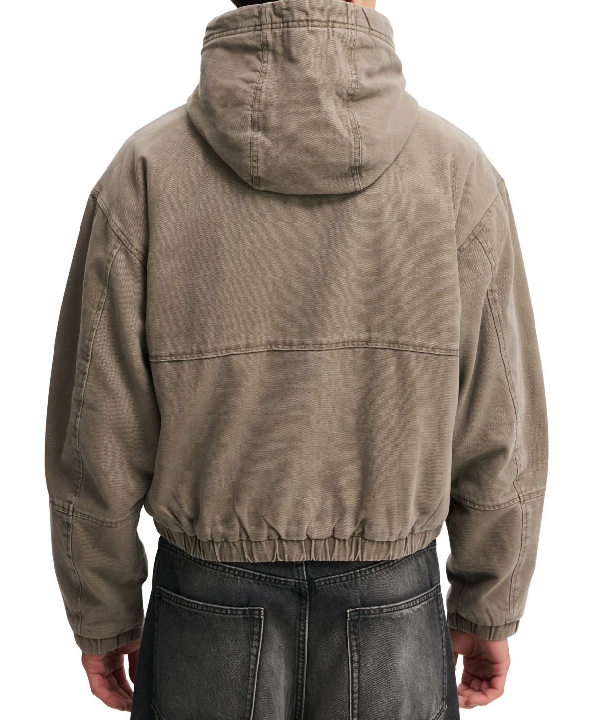 Cotton On Men's Cropped Hooded Bomber