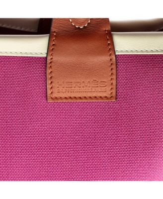  25 Sac Steeple Tote Toile with Leather