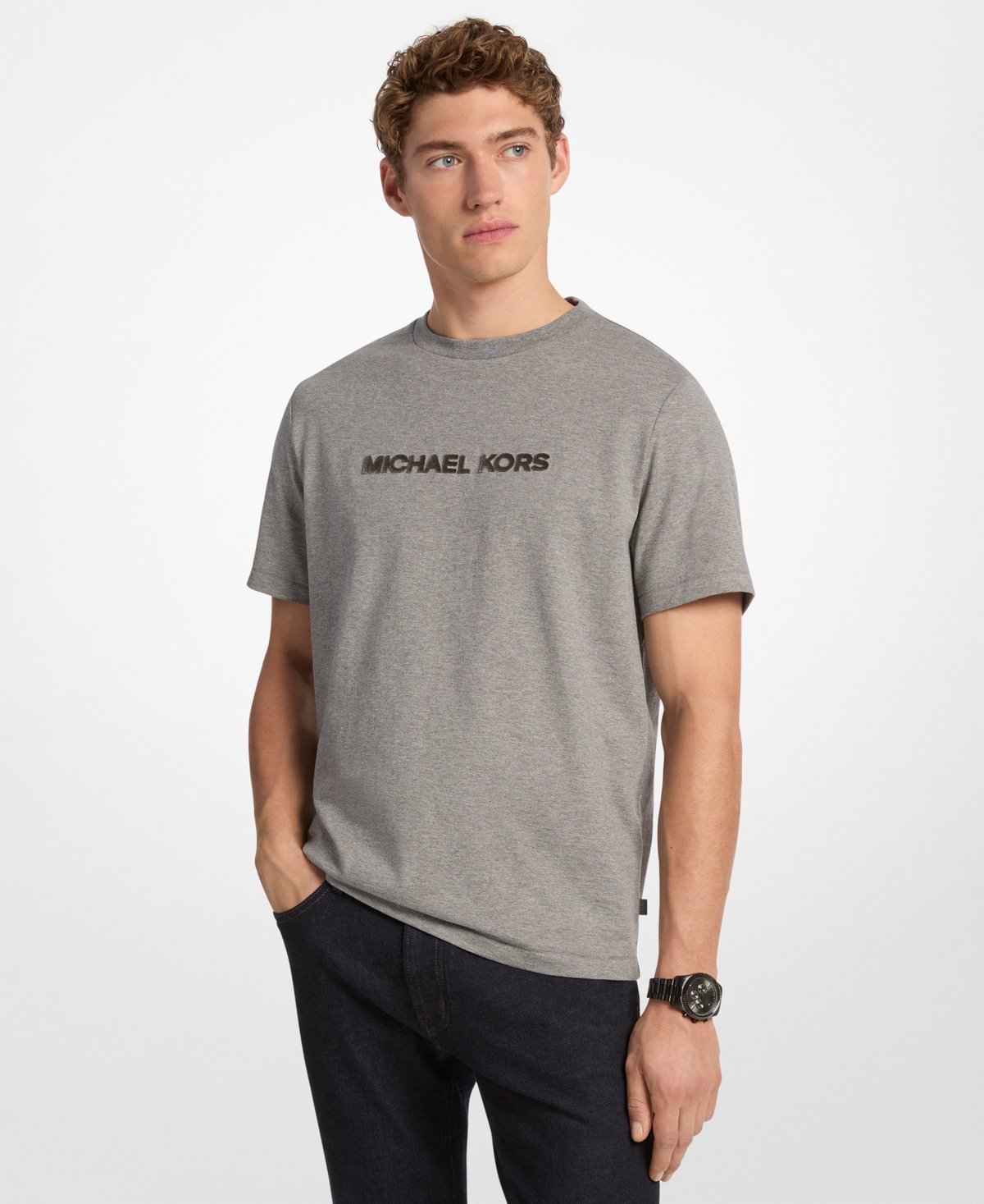Michael Kors Men's Short Sleeve Crewneck T-Shirt