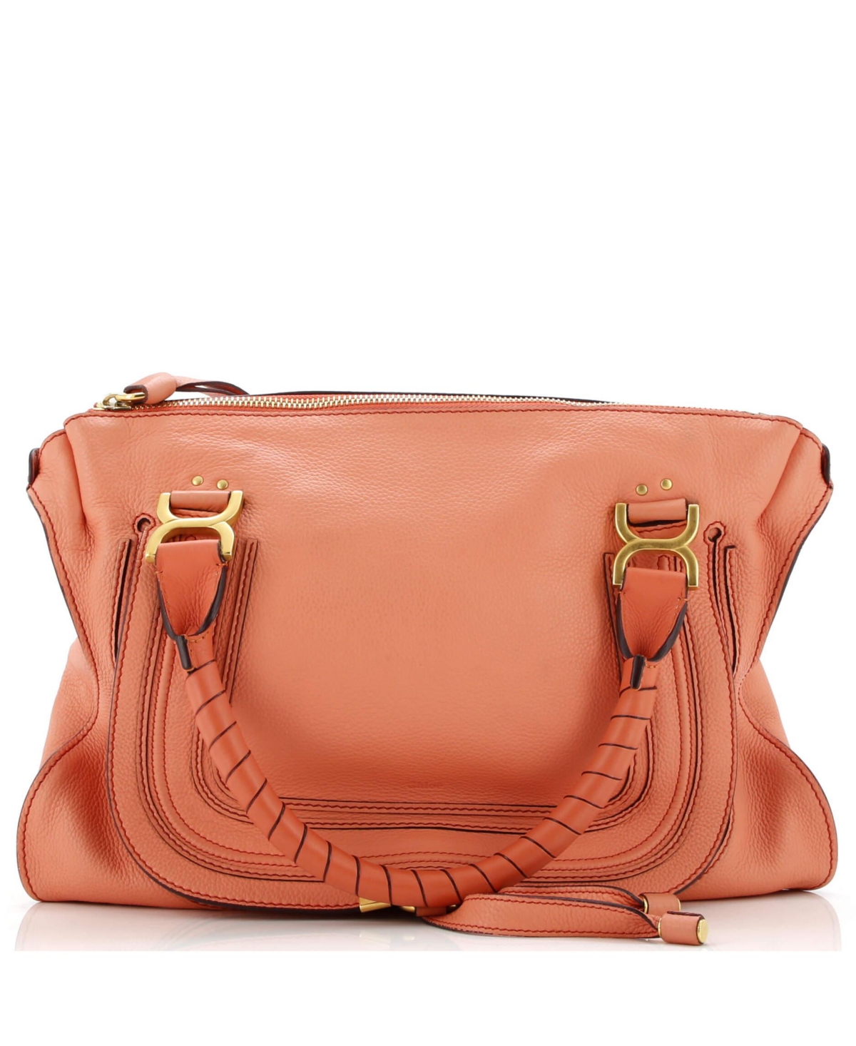 Pre-Owned Chloe Large Marcie Shoulder Bag Leather
