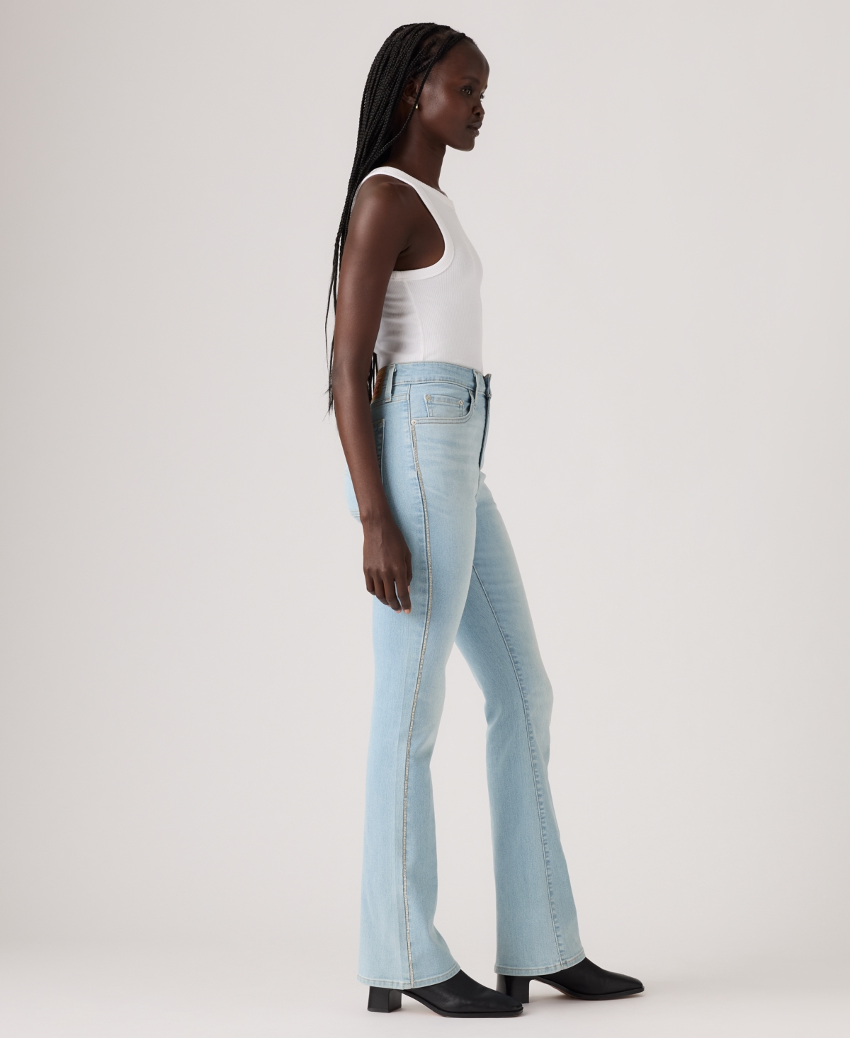 Levi's 725 Rhinestone High-waist Classic Stretch Bootcut Jeans