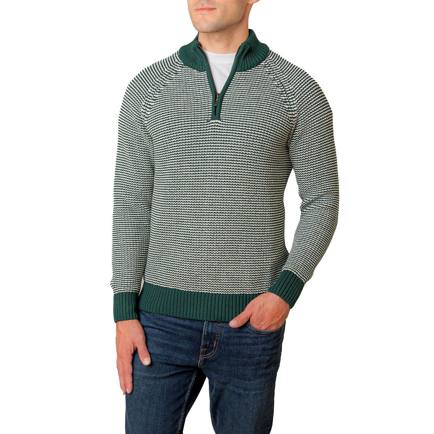 Men's Hope and Henry Organic Half Zip Ski Pullover Sweater