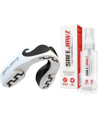 EXTRO Dual Layer Sports Mouth Guard with Case and Disinfectant Spray Bundle Kit for Basketball, Football, MMA, Hockey, Wrestling