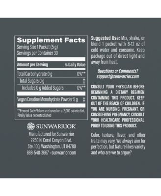 US Active Creatine Unflavored 150g Pop Box (30 ct)