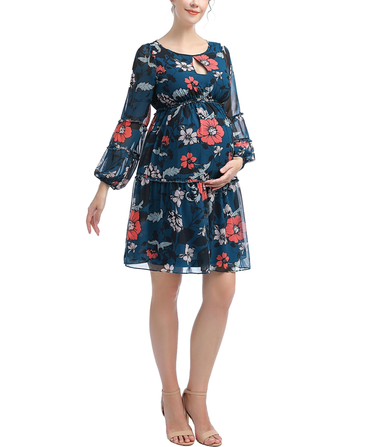 kimi + kai Maternity Jupiter Babydoll Dress