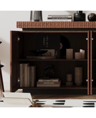 Streamdale Modern 4-Door Sideboard Buffet Cabinet