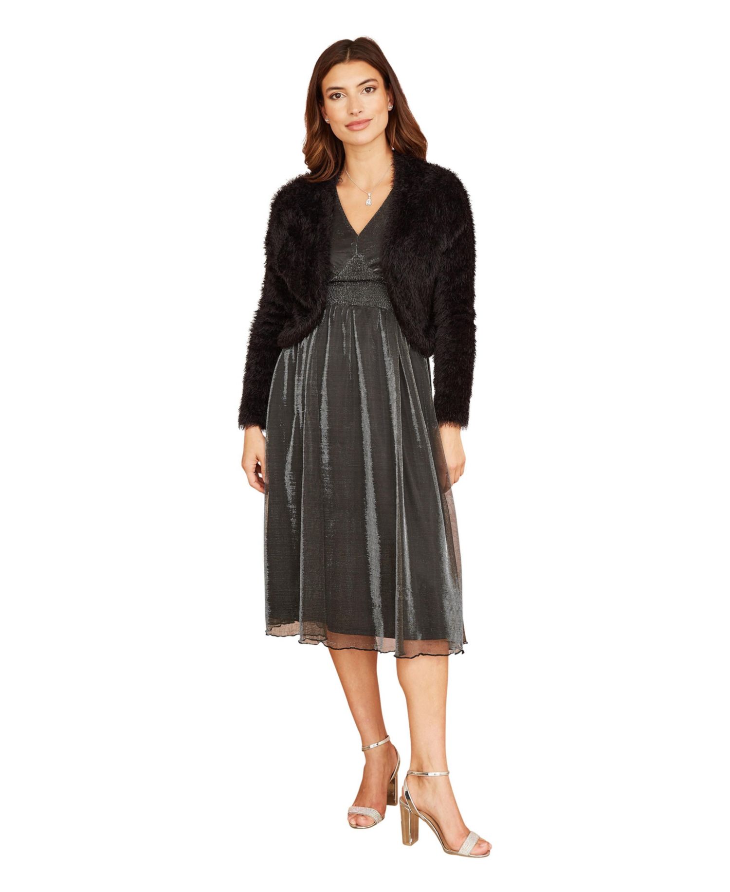 Women's Eyelash Knit Bolero