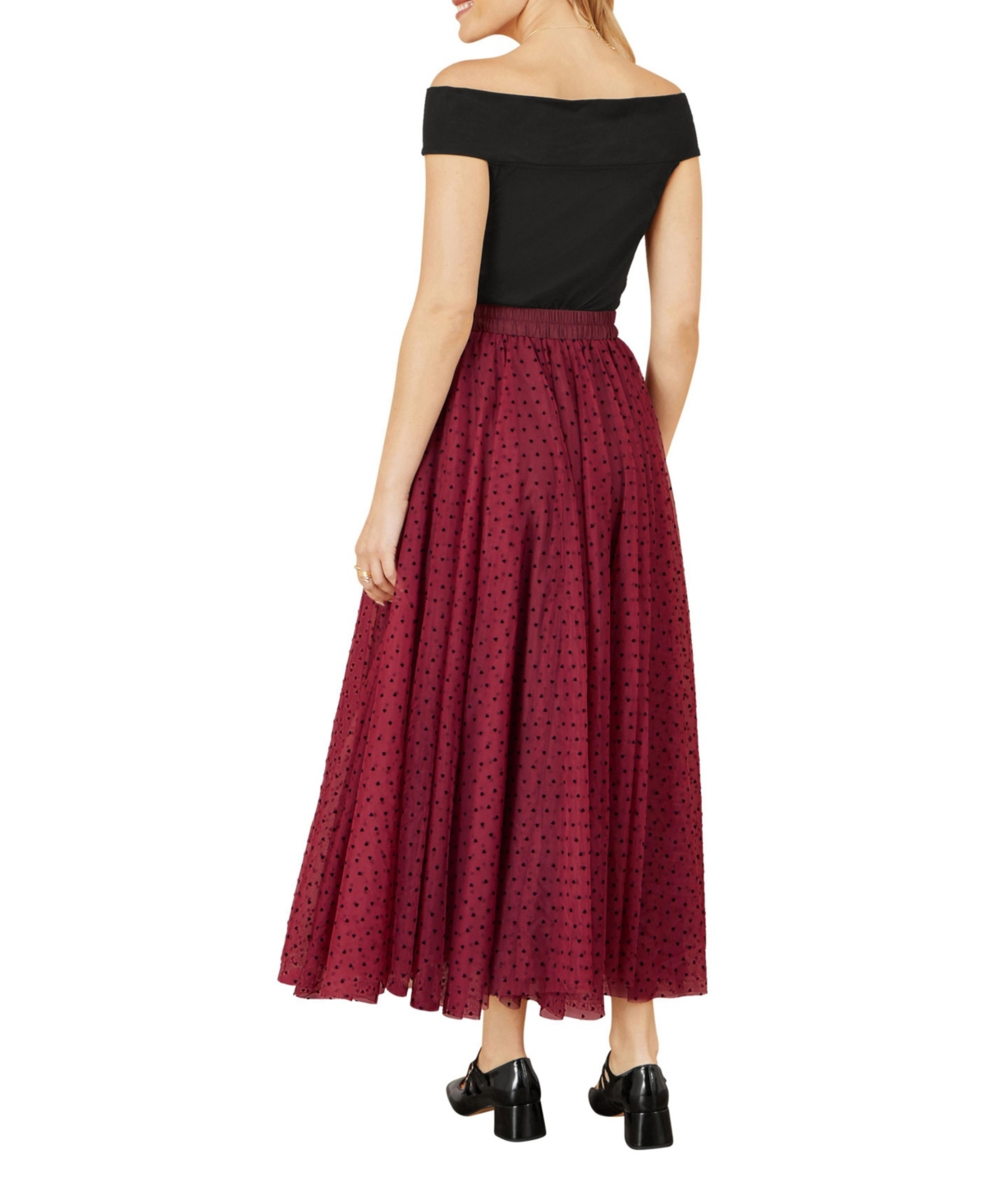 Yumi Women's Mesh Tulle Skirt