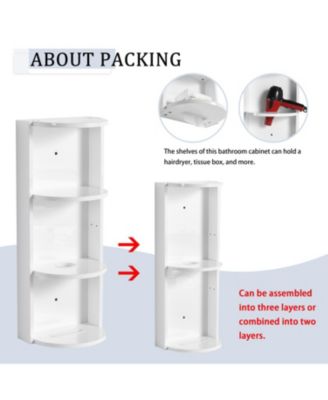  48" Wall-Mount Vanity, Resin Left Basin, KD-Package