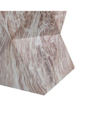 Streamdale Cement Outdoor Accent Table - Terrazzo Style