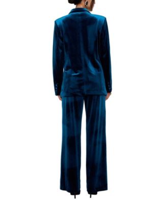 Women's Valerie Straight Leg Velvet Trouser