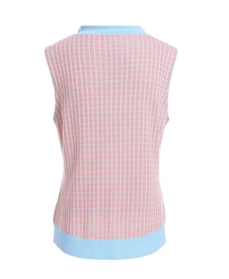 Women's Tencel Tweed Polo Vest
