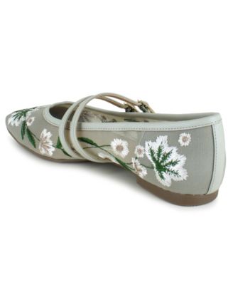 Malibu Nites Mary-Jane Ballet Flats