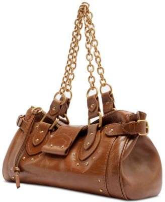 Gio Large Leather Shoulder Handbag