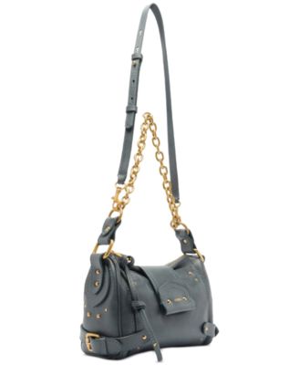 Gio Medium Chain Strap Leather Shoulder Handbag