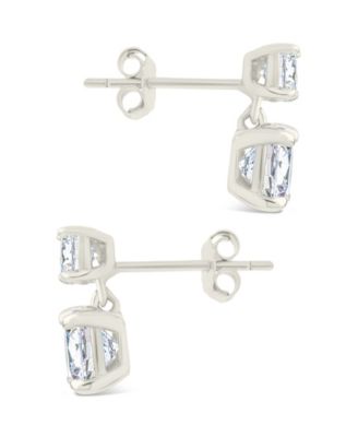 Sterling Silver Galatea Brilliant Cut CZ Studs