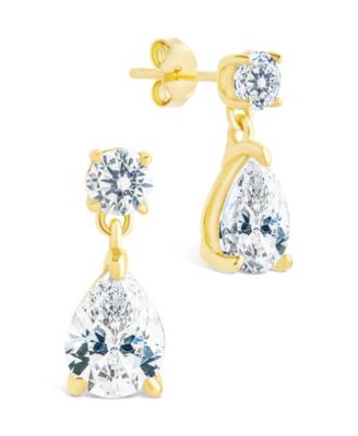 Sterling Forever - Sterling Silver Imogen CZ Studs