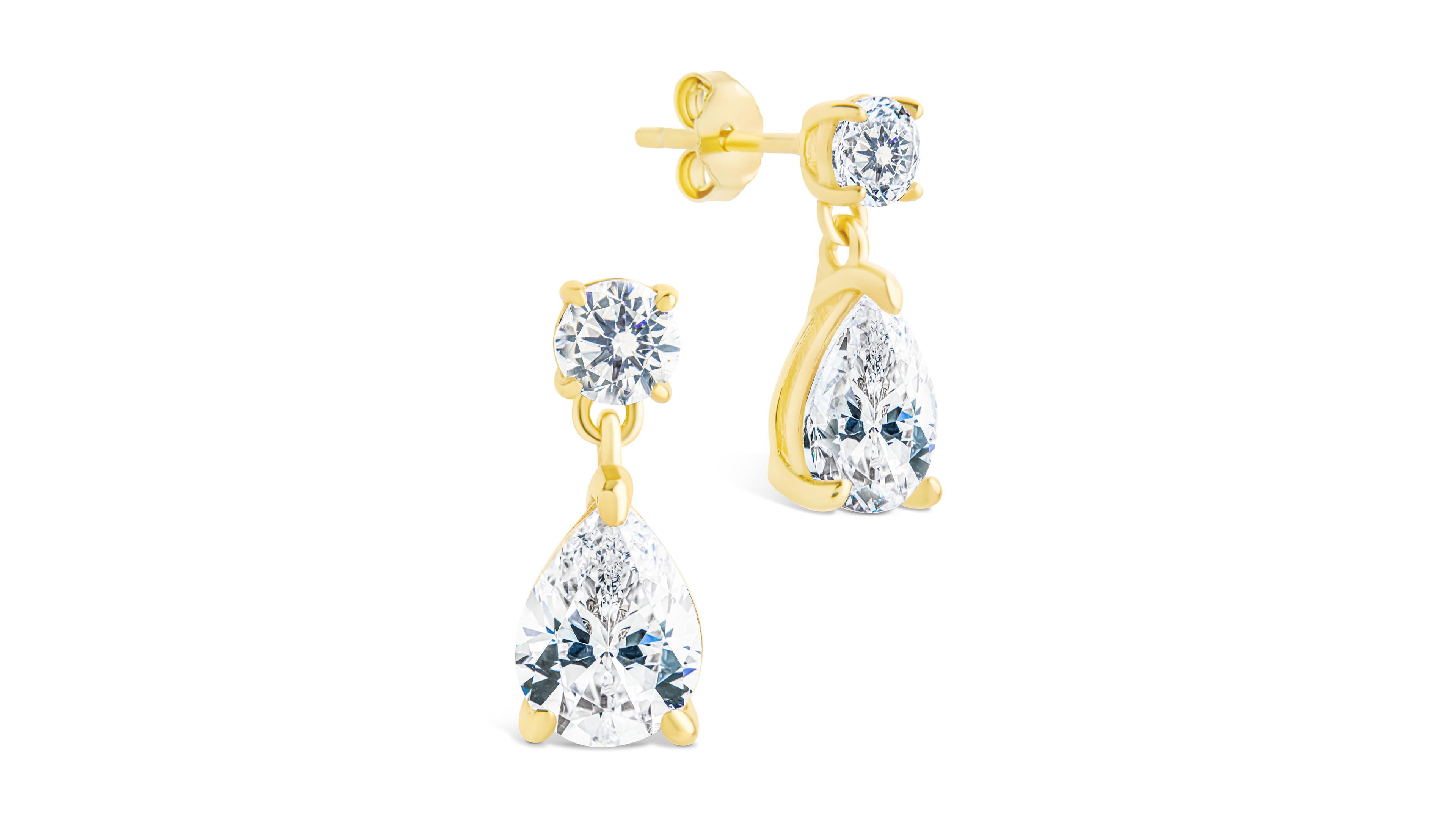 Sterling Forever Sterling Silver Imogen Cz Studs