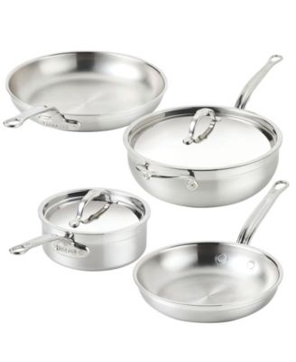 Stainless Steel 6-Pc. ProBond Forged Brushed Clad Cookware Set