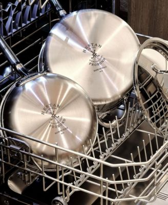 Stainless Steel 6-Pc. ProBond Forged Brushed Clad Cookware Set