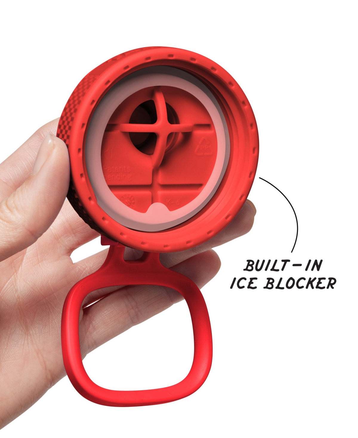 Takeya Sport 22 Oz. Triple-insulated Water Bottle With Spout Lid In Red