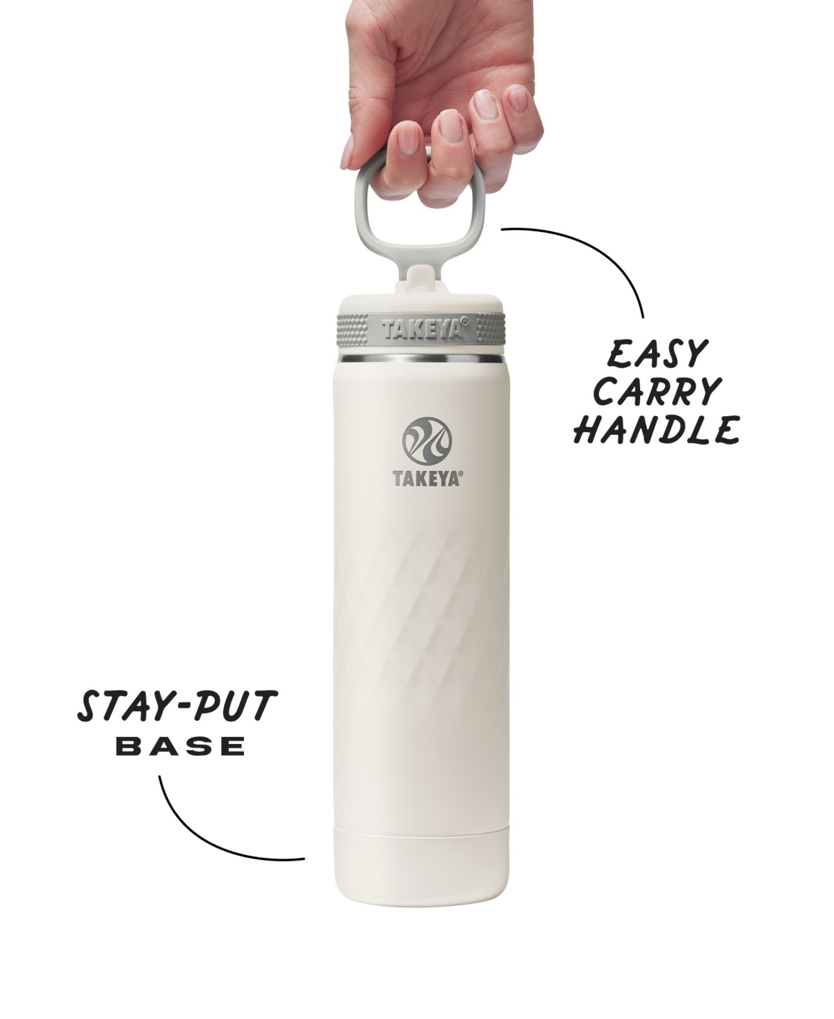 Takeya Sport 22 Oz. Triple-insulated Water Bottle With Straw Lid In Blue