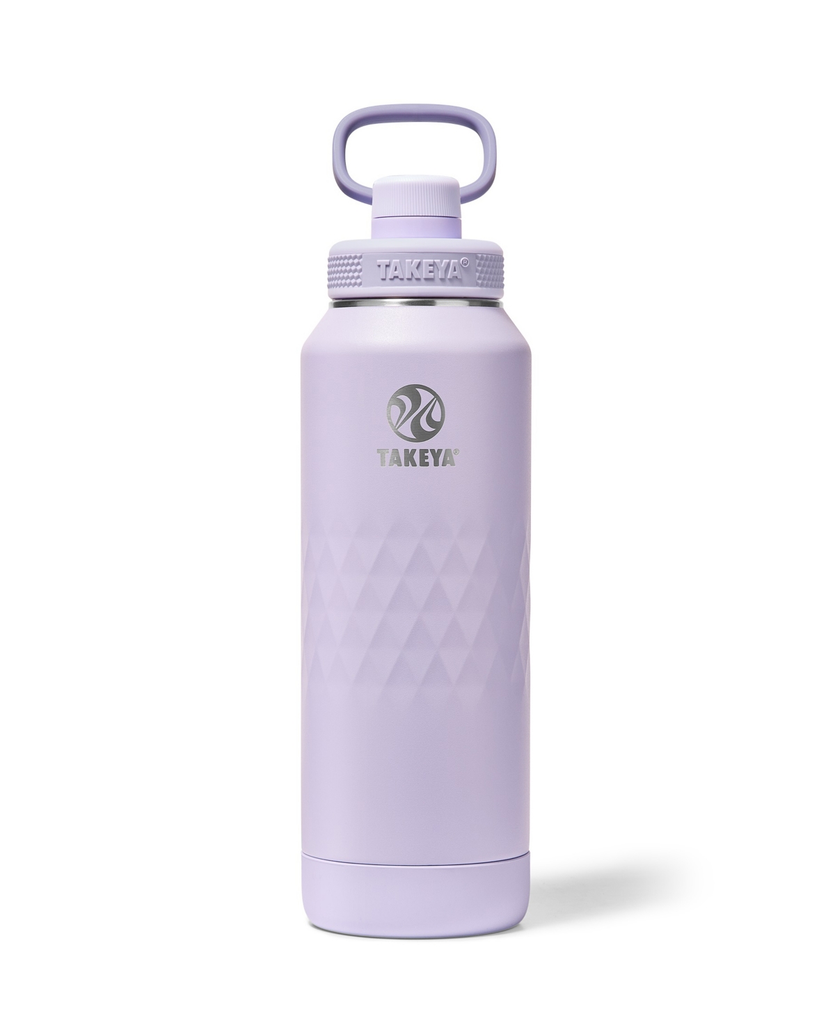 Takeya Sport 40 Oz. Triple-insulated Water Bottle With Spout Lid In Silver