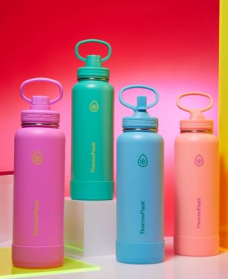 40 oz. Double Wall Vacuum Insulated Water Bottle with Straw Lid