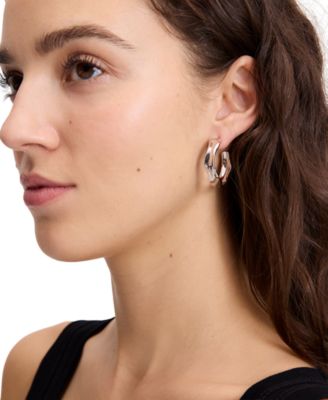 Gold-Tone Huggies Earrings