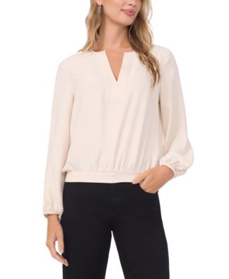 Women's Long-Sleeve Half Placket Top