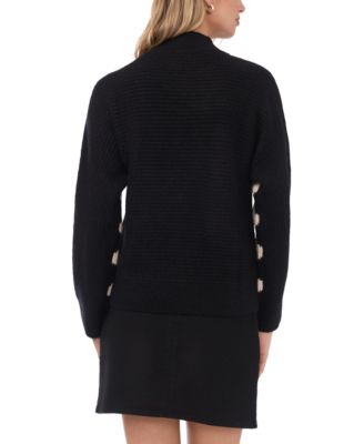 Women's Crewneck Zig-Zag Long-Sleeve Sweater		