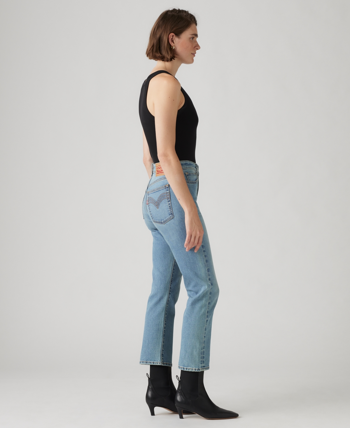 Levi's Women's Wedgie Straight Mid Rise Jeans
