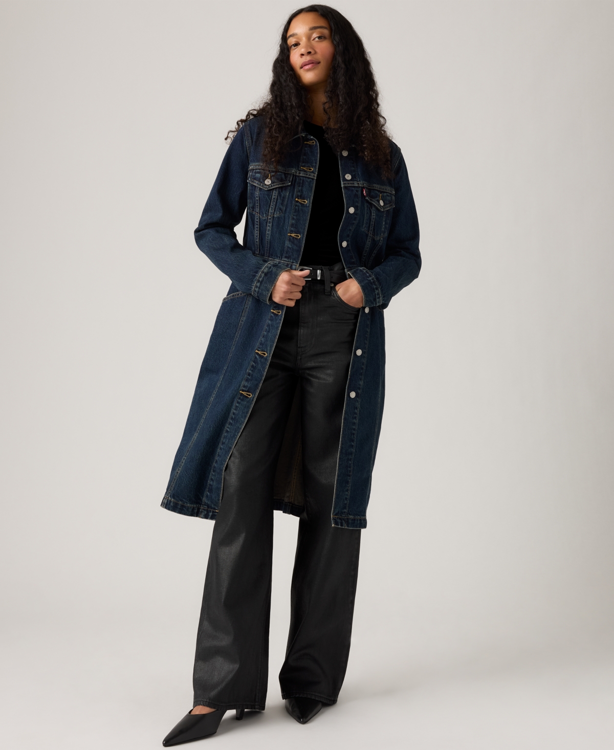 Levi's Women's Mob Wife Trucker Long Sleeve Jacket