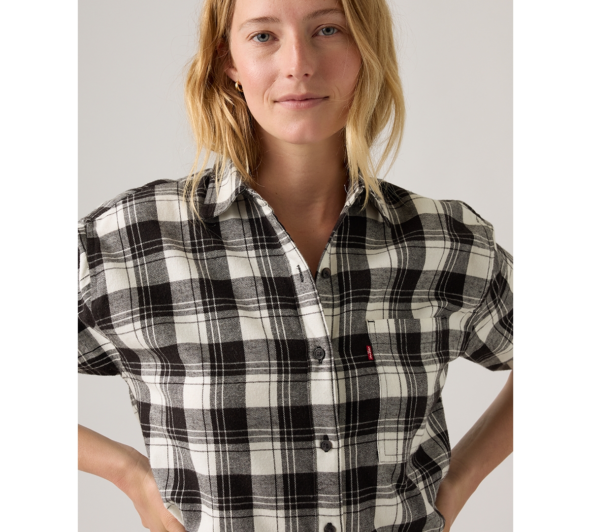 Levi's Women's Henriette Flannel Long Sleeve Shirt In Multi
