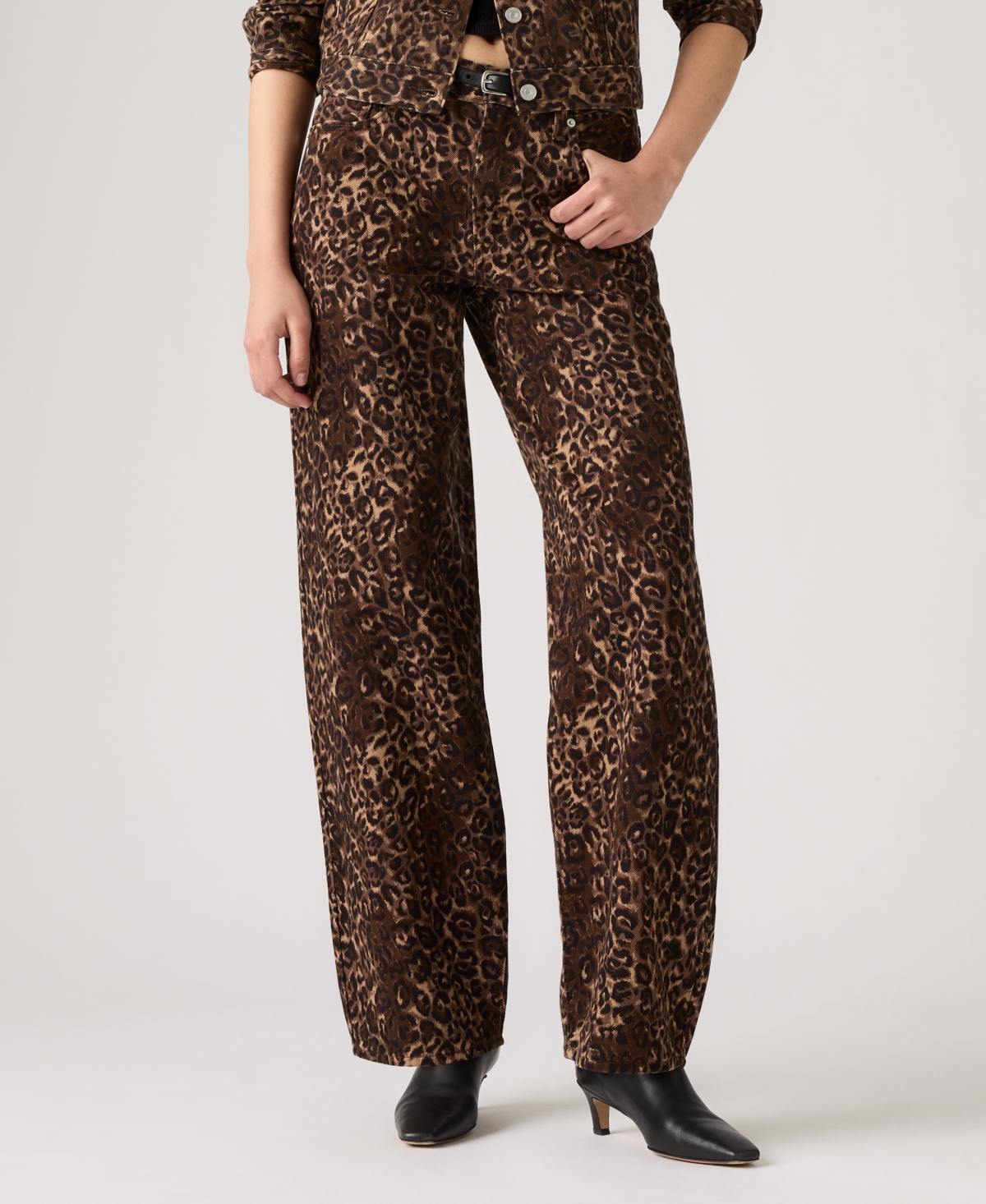 Levi's Women's Baggy Dad Mid Rise Jeans In Brown