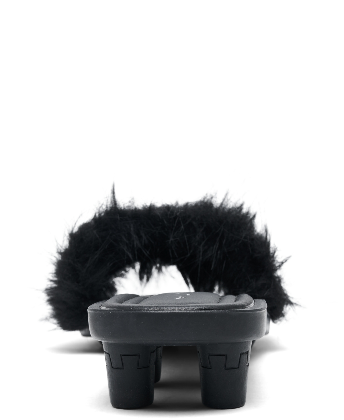 Puma X Fenty Faux Fur Slide In Black