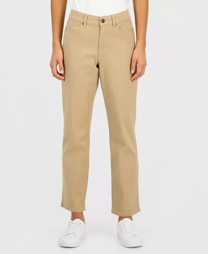 Women's Mid-Rise Bay Straight Jeans - thumbnail 3