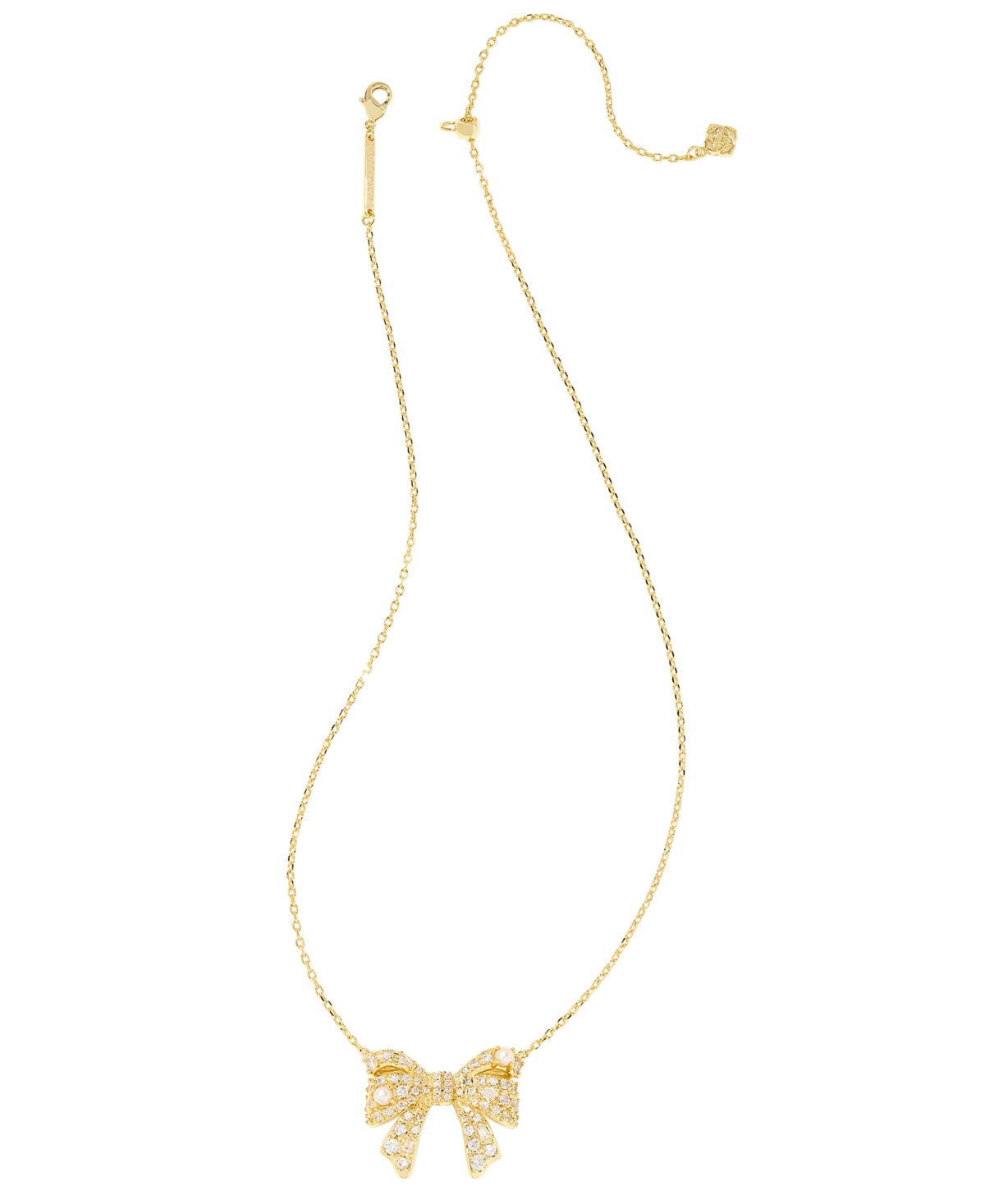 Kendra Scott 2-piece Freshwater Cultured Pearl (2.8mm-7mm) Krista Bow Pendant Necklace And Ashton Stud Earrings G