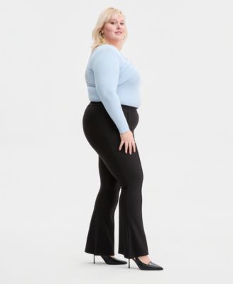Trendy Plus Size Flare Pants, Macy's Exclusive